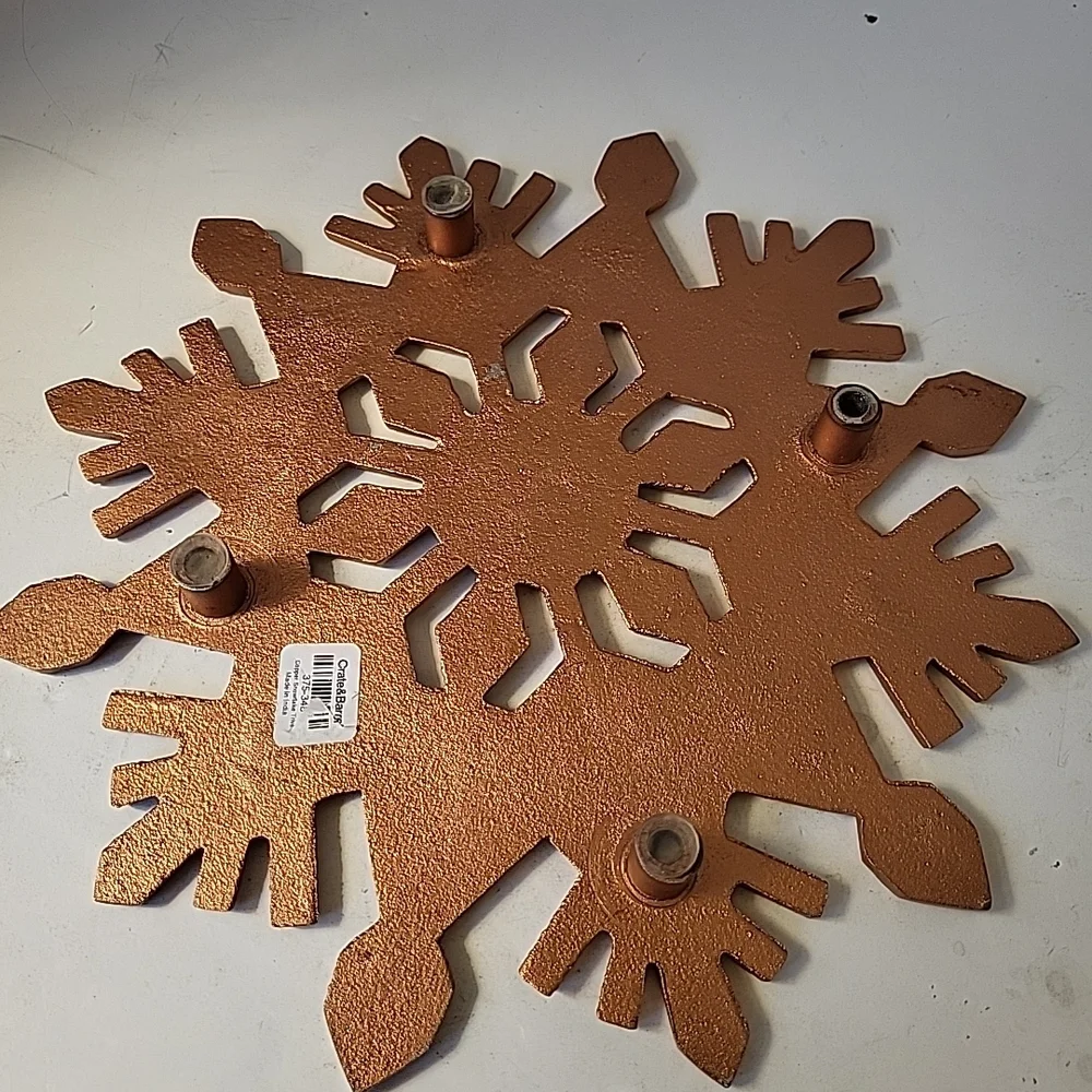 Crate And Barrel Snowflake Trivet